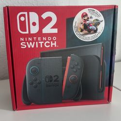 NINTENDO SWITCH 2 BRAND NEW IN BOX🌍MARIO KART WORLD BUNDLE 