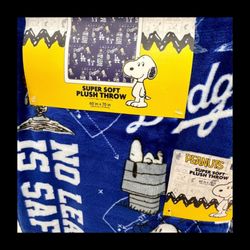 πβΎ L.A. Dodger Blue Peanuts π₯ Blanket