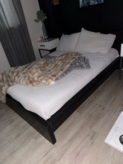 Free Double Bed Frame And Mattress IKEA