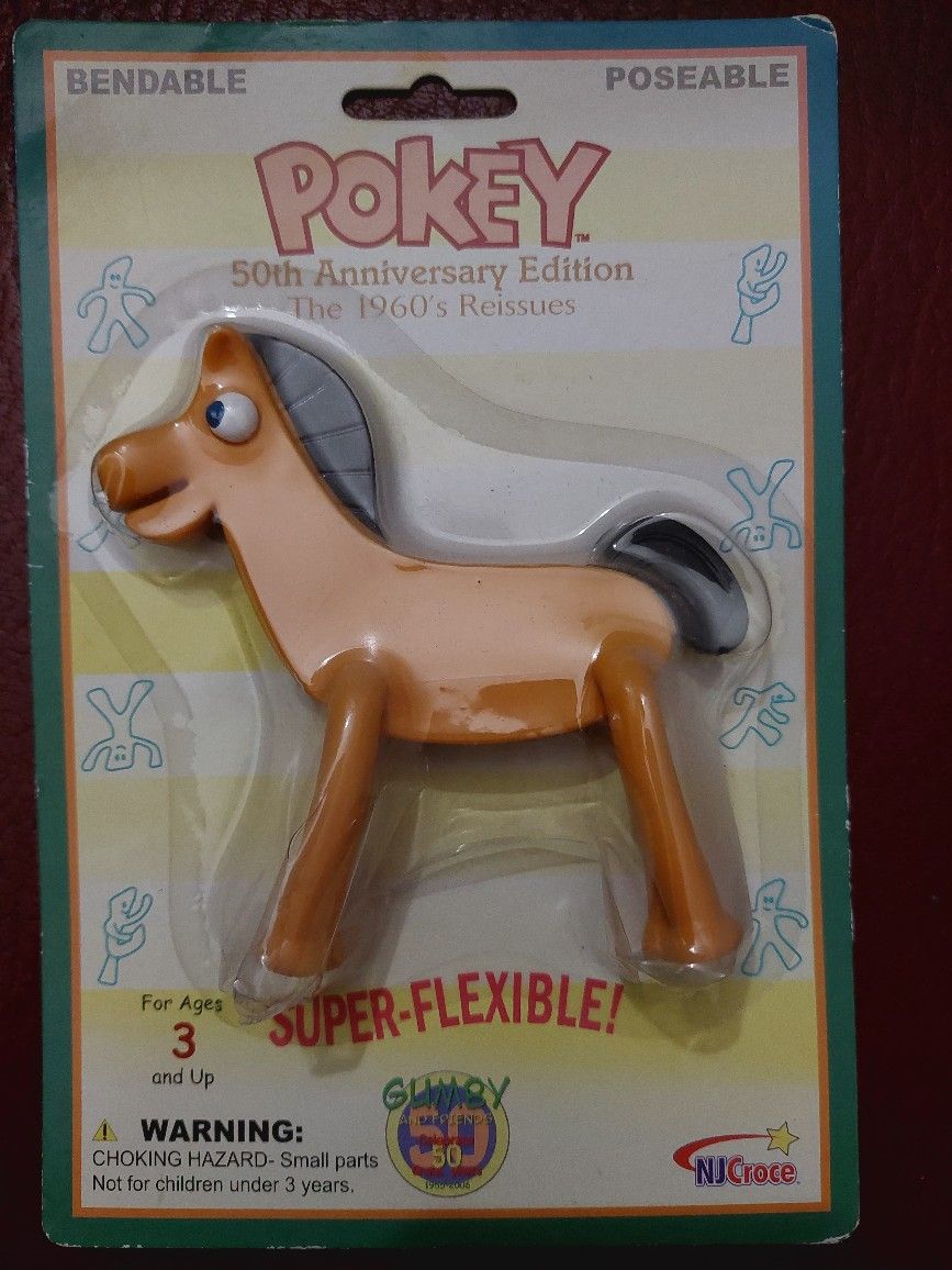 Pokey Bendable Action Figure 50th Anniversary Edition 