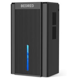 Dehumidifier, 95Oz Dehumidifier for Home 1000 Sq.Ft Quiet, Auto Shutoff, Sleep Mode, 7 Color Ambient Light for Bedroom, Bathroom, Basement (Black)