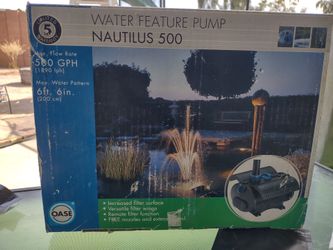 WATERFALL FOR POOL OR POND NAUTILUS 500