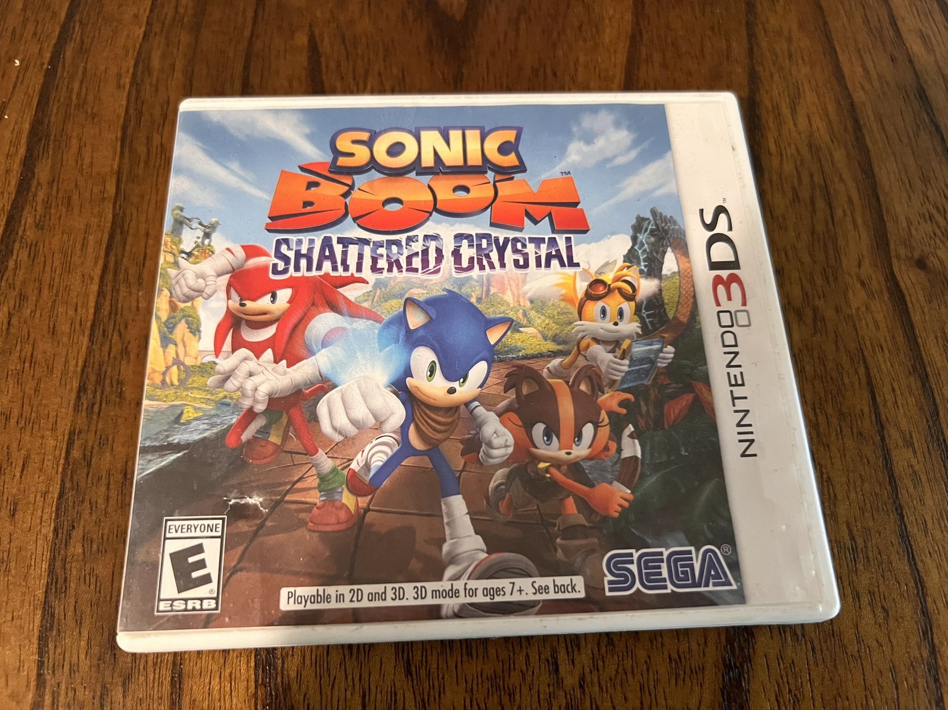 Sonic BOOM Shattered Crystal for Nintendo 3DS! Complete In Case!!