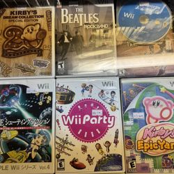 Nintendo Wii Games (rare)