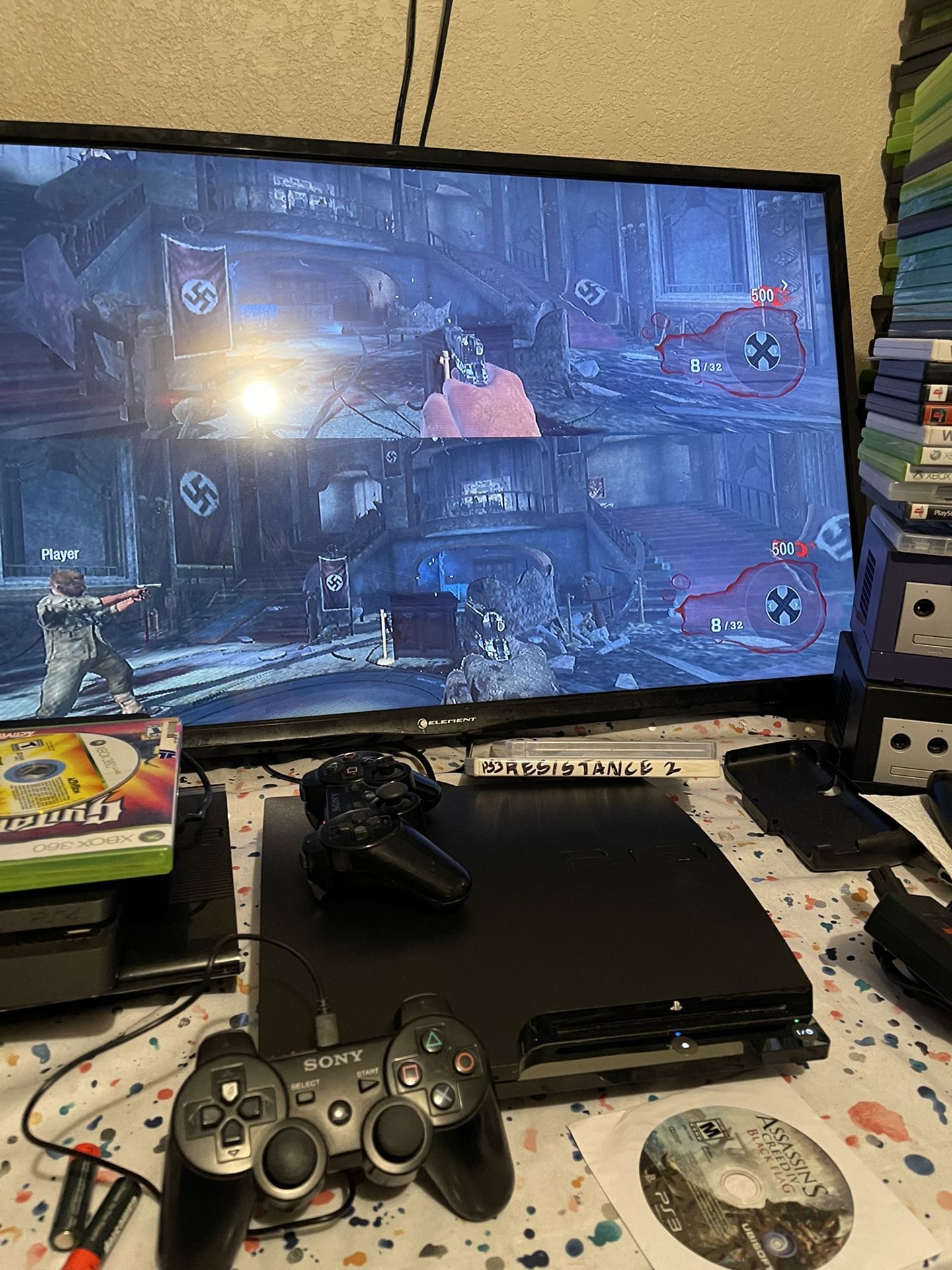 PS3 Super Slim With 9 Games 1 Controller And Its Cables for Sale in Grand  Prairie, TX - OfferUp