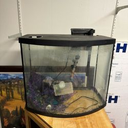 Curved Aquarium Fish Tank For Sale 