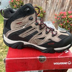 WOLVERINE SOFT TOE HIKING BOOTS SIZE 12
