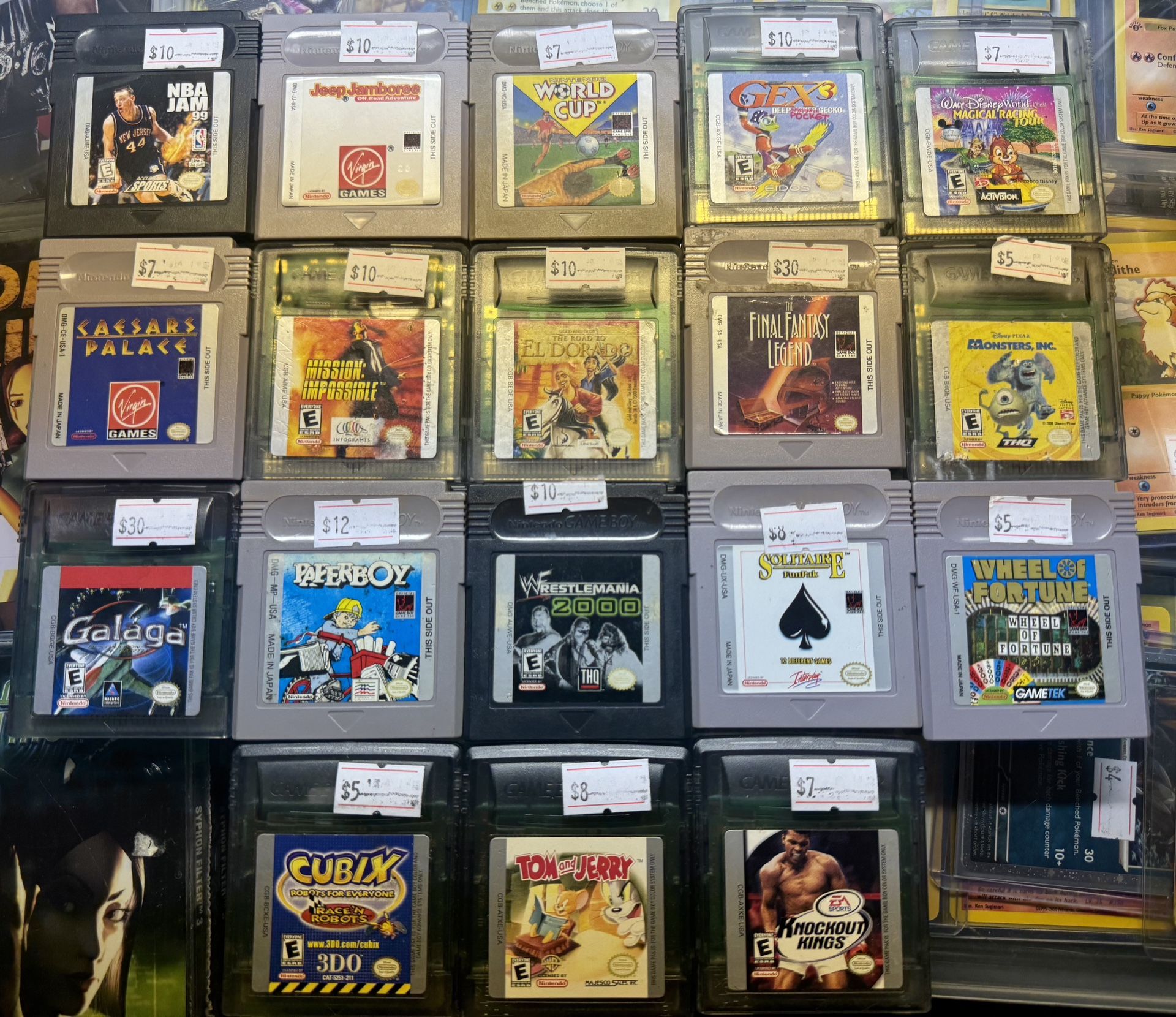 Nintendo Game Boy Games