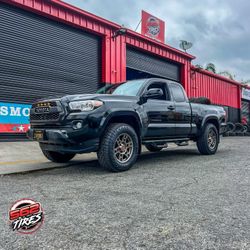 TRD wheels reps 17inch With new Falken all terrain tires 265/70/17 perfect for Tacoma 4runner