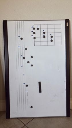 Magnetic Music Theory Whiteboard
