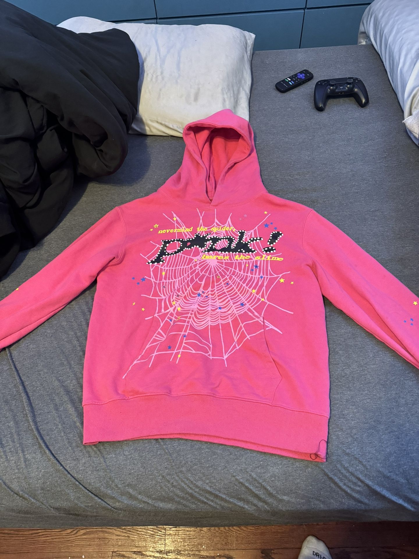 Pink Spider Hoodie