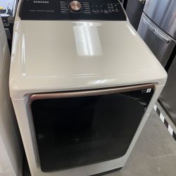 Samsung Ivory Electric Dryer In Ivory - 240v