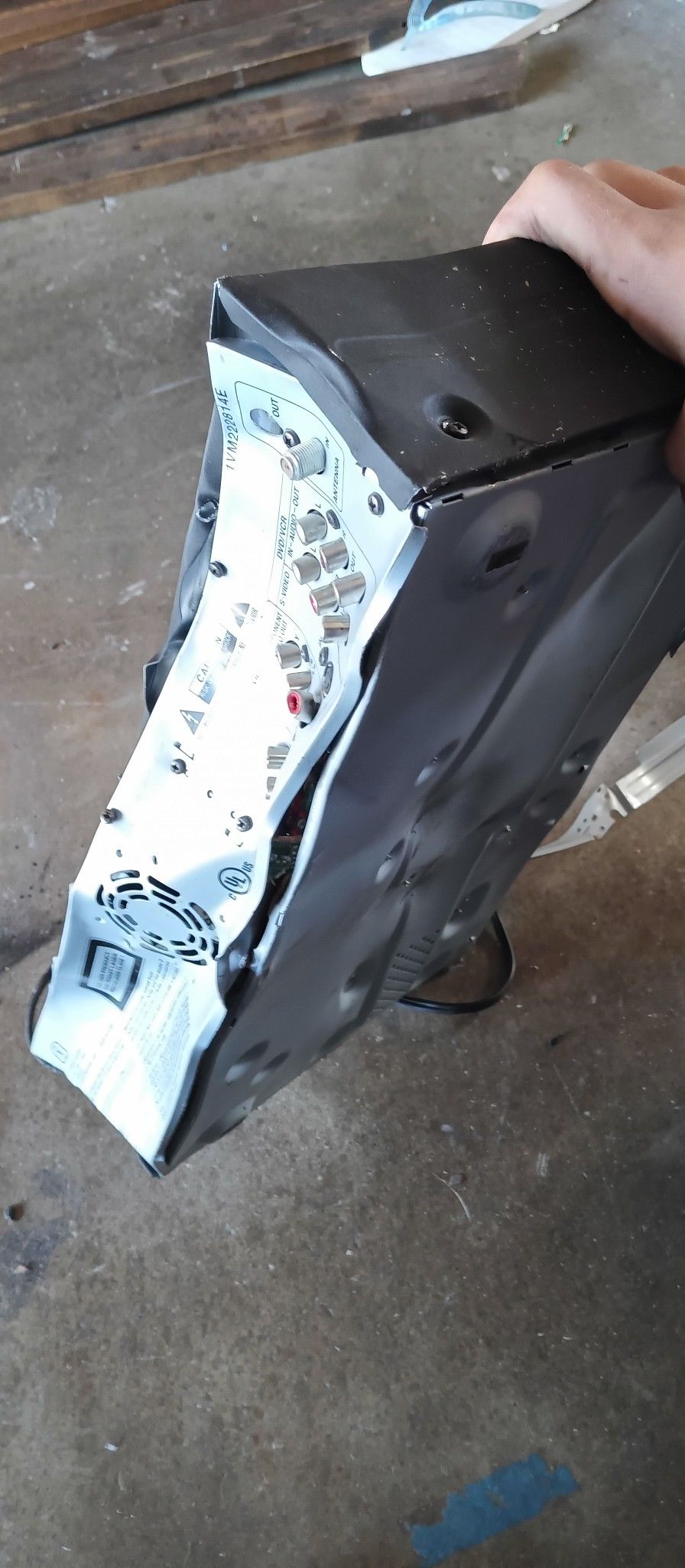 Vcr and DVD player might still work not sure