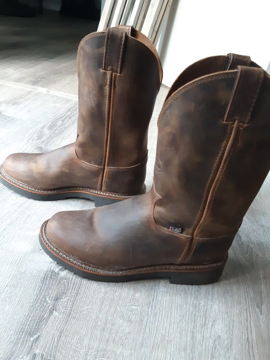 Justin Work Boots LIKE NEW 4440