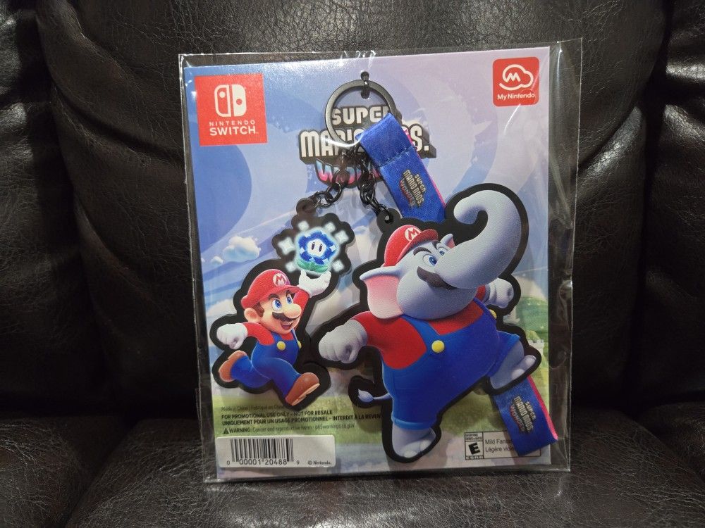 New Super Mario Bros. Wonder Double Keychain elephant My Nintendo Rewards