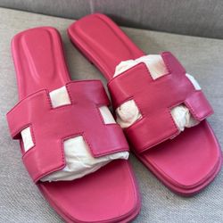 Hermes Pink Sandal Women Size 8.5-9 Authentic Is $840