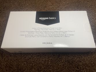 Brand New “Miss Returns $2 Off Window” Amazon Basics Indoor 3 Prong Extension Power Cord Strip