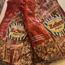 Popcornopolis Zebra 24oz