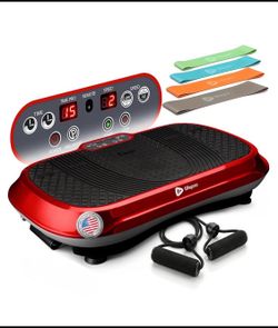 Like New LifePro Waver Vibration Plate, Red/Black