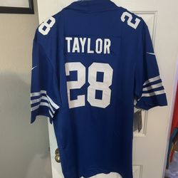 Nike Indianapolis Colts Jonathan Taylor blue jersey size L