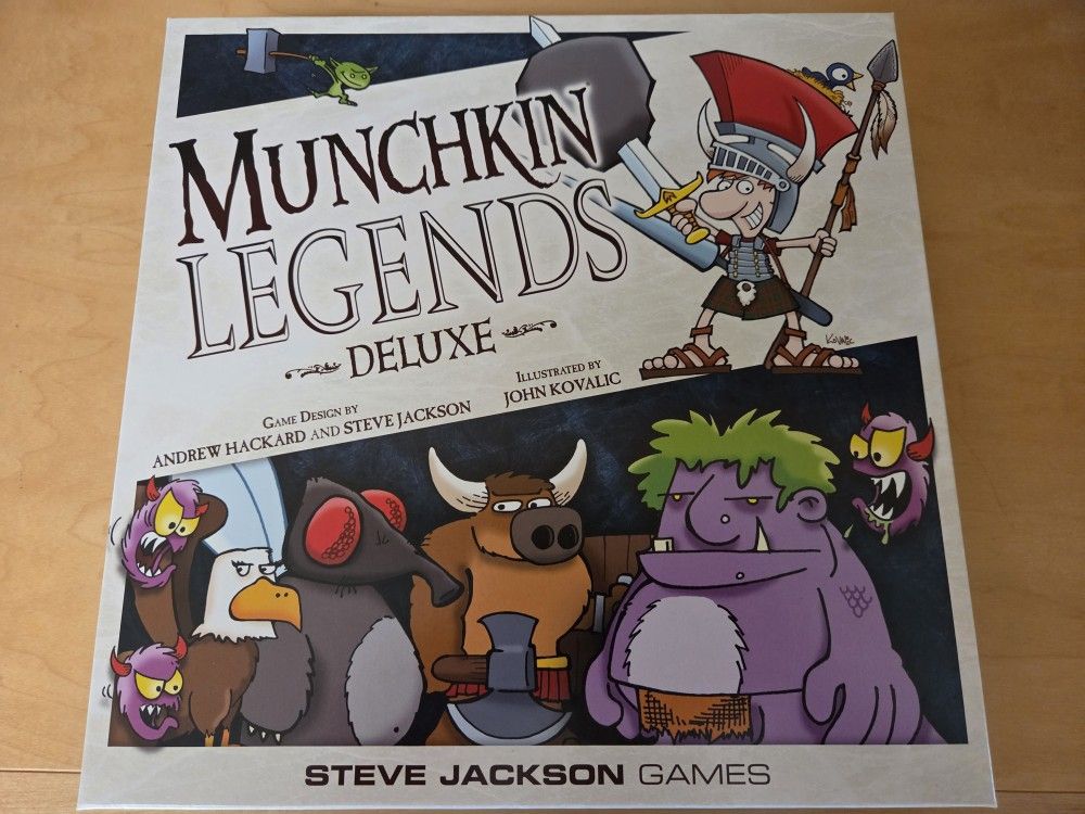 Munchkin Legends Deluxe Board Game Steve Jackson Games