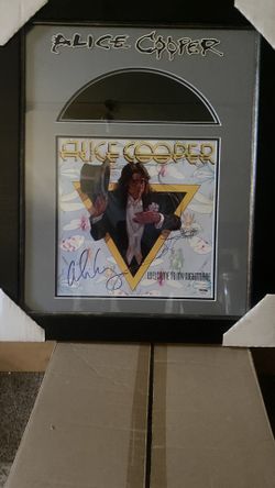 Alice Cooper Autograph Signed PSA Certified