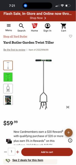 Garden twist tiller