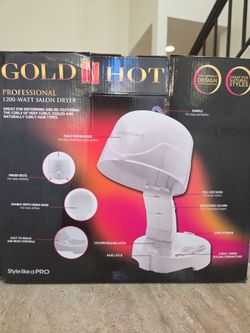 Gold N Hot Professional 1200 Watt Hair Dryer, White