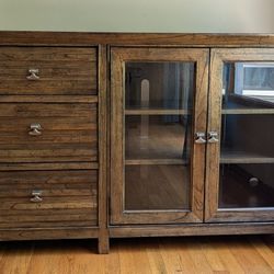 Solid Wood Media Center/TV Stand/Hutch