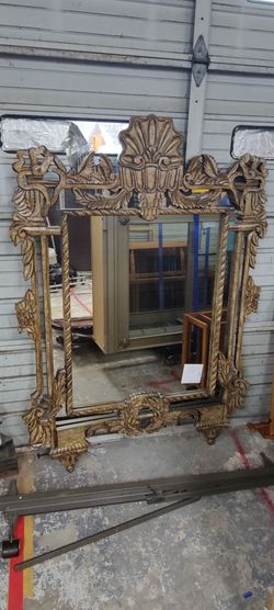 Large antique mirror