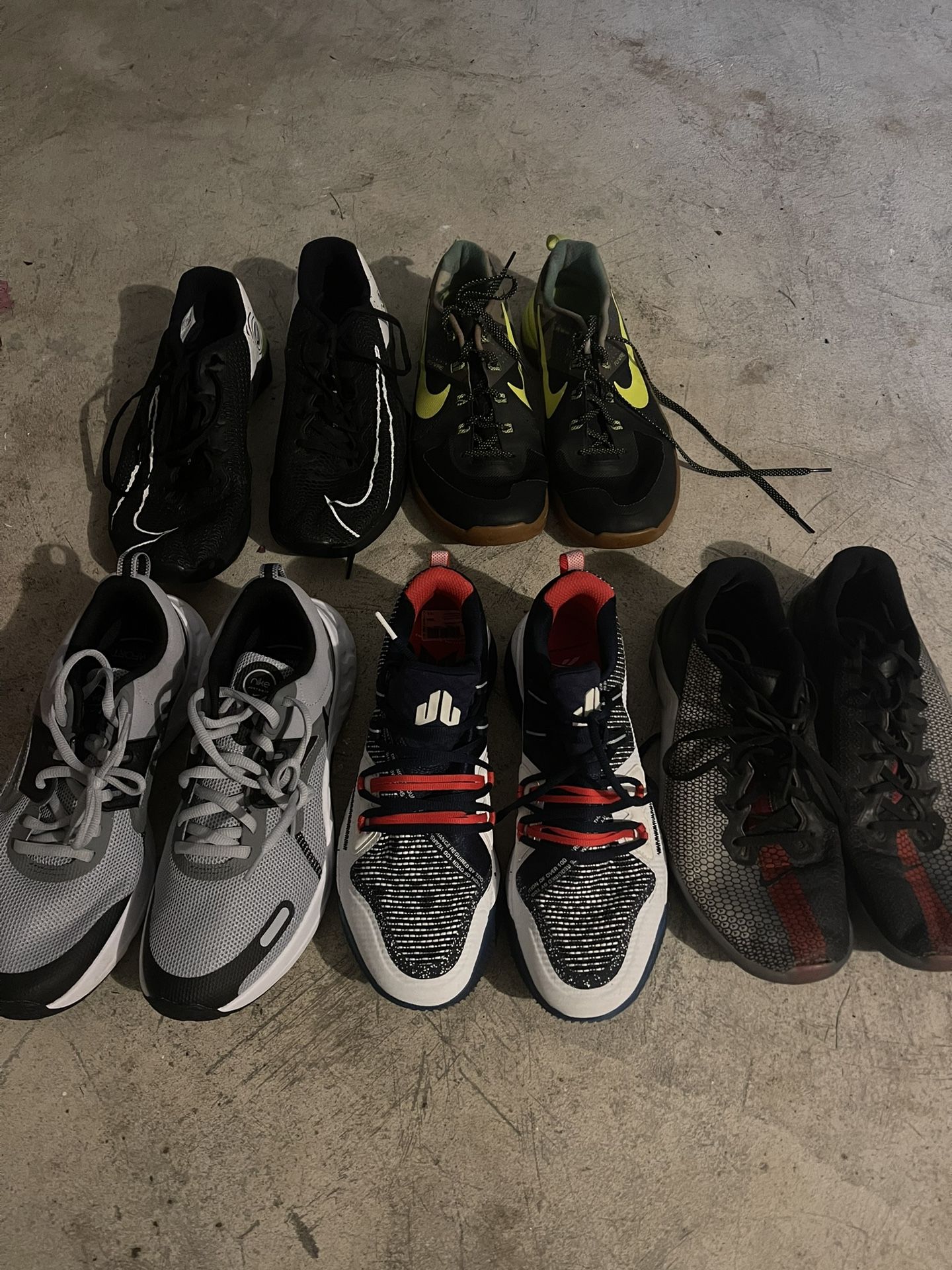 Nike And Reebok CrossFit shoes
