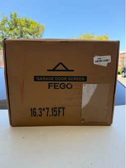Fego garage door screen