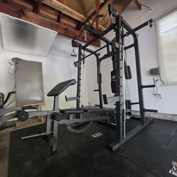 Smith Machine 2001 | Multi-Use Adj Bench | Gym Equipment | Fitness | Squat Rack | Excercise |🔴WEIGHTS AND BARBELL SOLD SEPARATELY 🔴 FREE DELIVERY 🚚