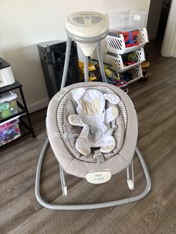 Graco DuetConnect Deluxe Multi-Direction Baby Swing and Bouncer - Britton