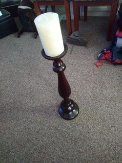 Candle and candle holder