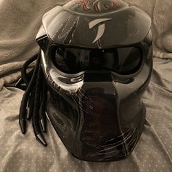 Custom Predator Motorcycle Helmet. $300 (lowest Offer 200)
