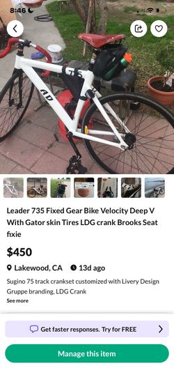 Trade fixed gear Leader 735 complete bike for Pokémon or a ROG Ally Xbox
