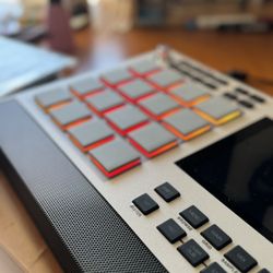 AKAI MPC Live 2 Retro Plus Custom Fat Pads And Sensors. Brand New