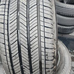 235/55/19 MICHELIN PRIMACY TIRES QTY4 SET USED LIKE NEW WITH INSTALLATION AND BALANCE 