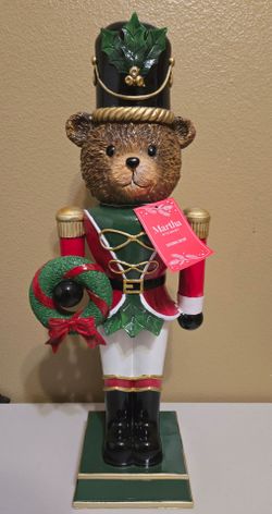 Martha stewart bear nutcracker 2ft