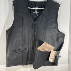 Hustler Born To Ride Leather Jacket Larry Flint