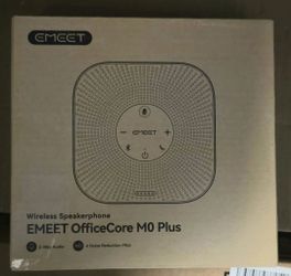 EMEET MO Plus Conference Speakerphone with 4 Al Mics and 360° Voice Pickup