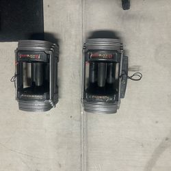 Powerblocks rower and fan bike