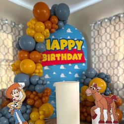 Toy Story Balloon Garland And Backdrop 