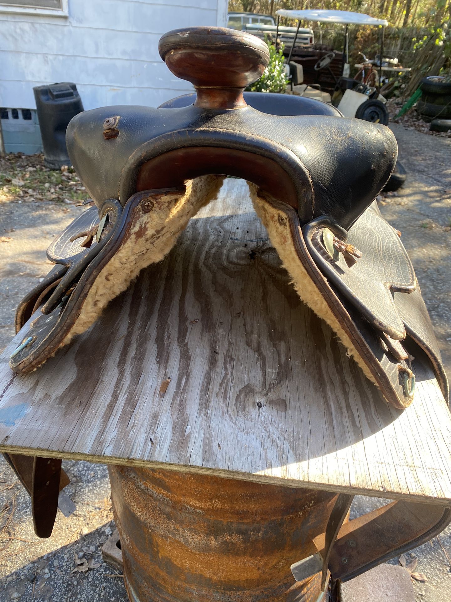 2 Horse Saddles