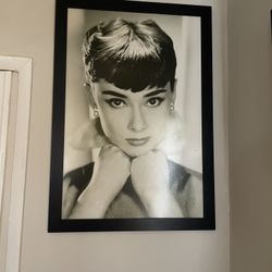 Audrey Hepburn Portrait 3ft x 2.3ft