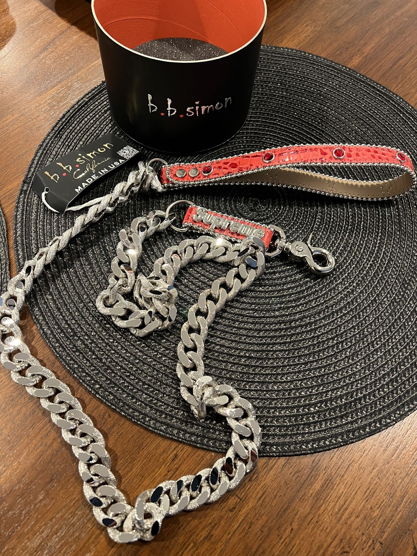 Supreme®/B.B. Simon® Studded Dog Leash