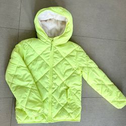 Cat And Jack Puffer Jacket Unisex  6/7 + Boots 