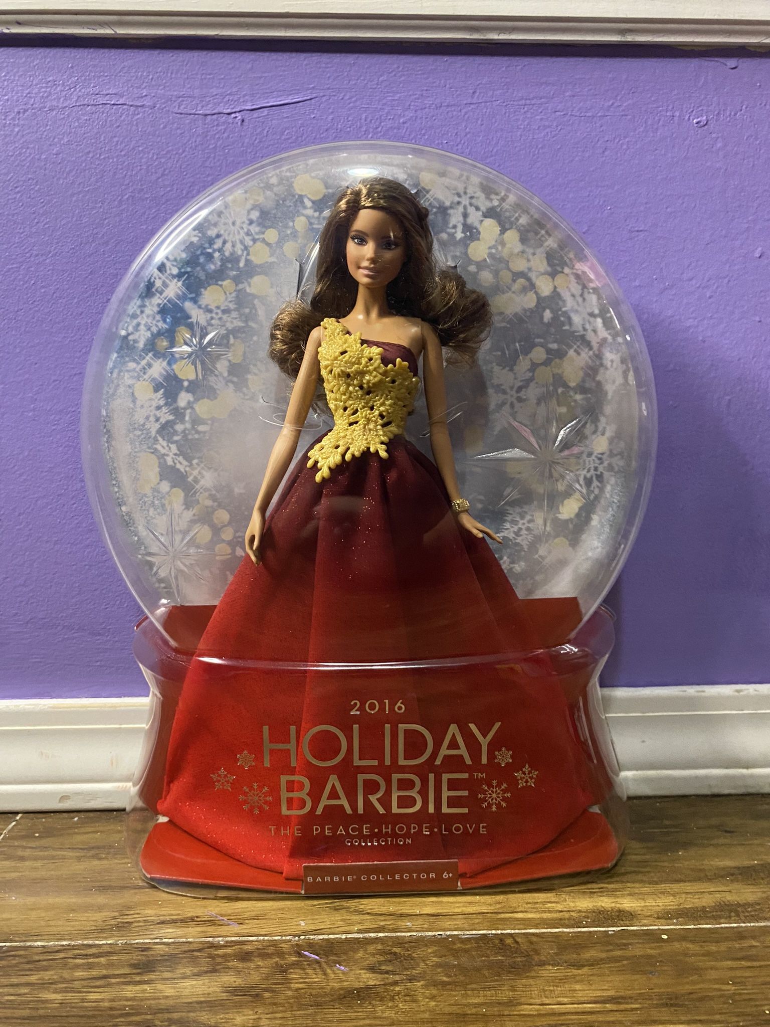 2016 Mattel Holiday Barbie Collector Model Muse Peace Love Hope Collection DRD25