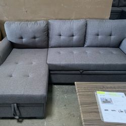 Slate Reversible Sleeper Sofa 